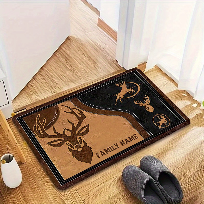 VIKAMA 엘크 해골 토템 사냥 테마 야외 현관 매트 - Hunting Outdoor Rug 리뷰 및 가격