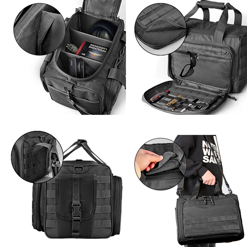 전술용 총기 가방 몰리 시스템 권총 케이스 보관 파우치 - Outdoor Hunting Range 리뷰 및 가격
