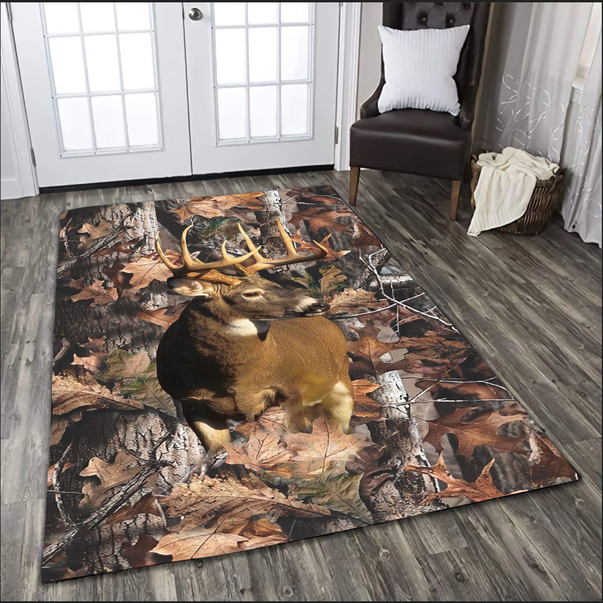 사슴 사냥 애호가를 위한 새로운 유행 지역 러그 선물  - Hunting Outdoor Rug 리뷰 및 가격