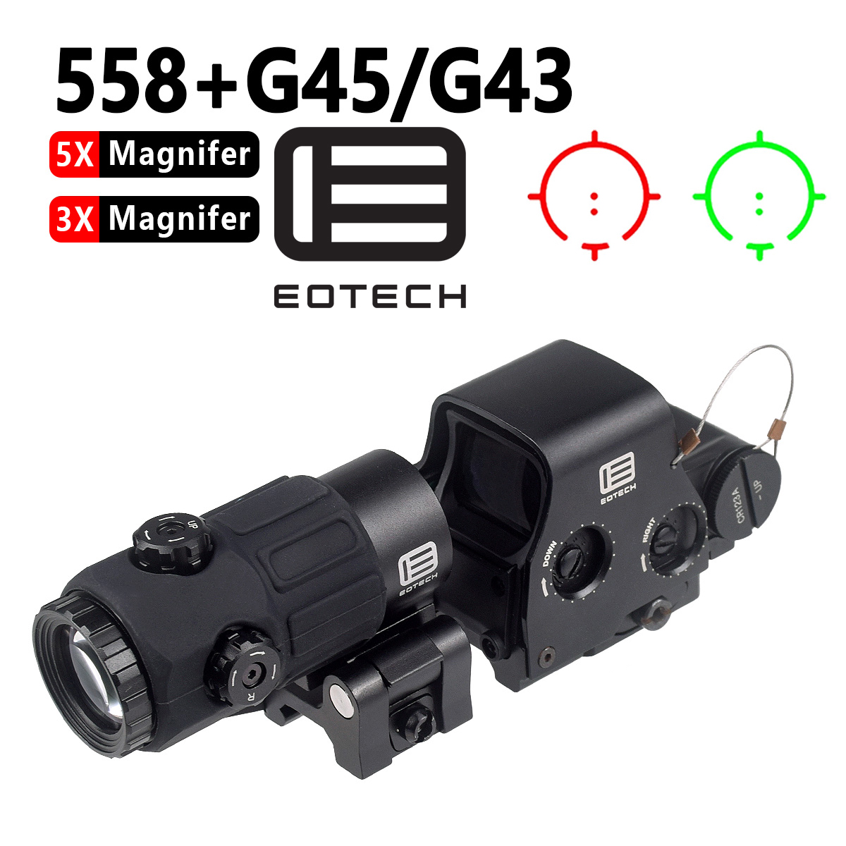 이오테크 G43 G33 G45 3배율 5배율 확대경 이 - Outdoor Hunting Range 리뷰 및 가격